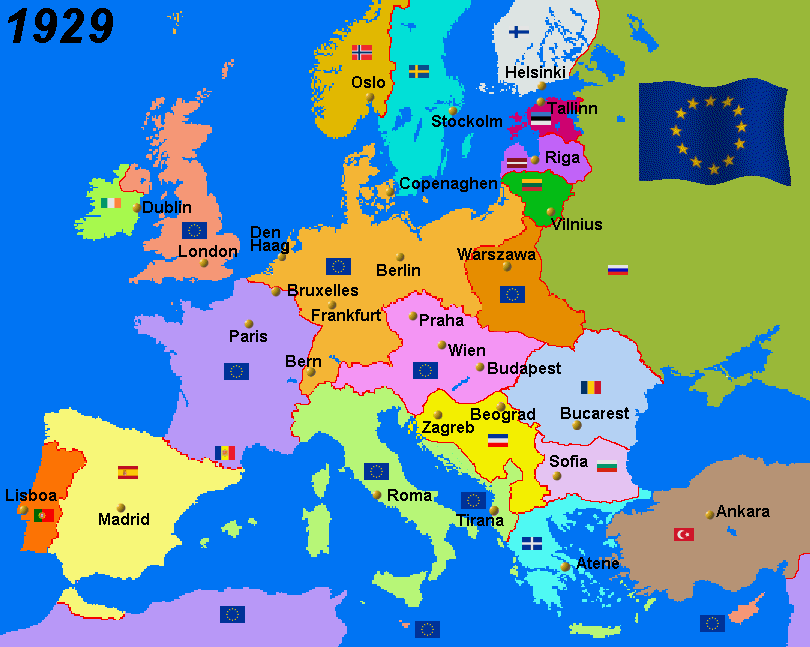 L'Europa nel 1929