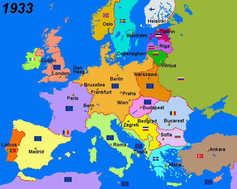 L'Europa nel 1933