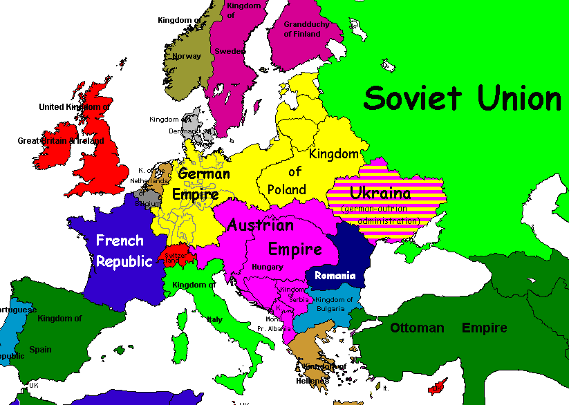 Situazione europea al 1924