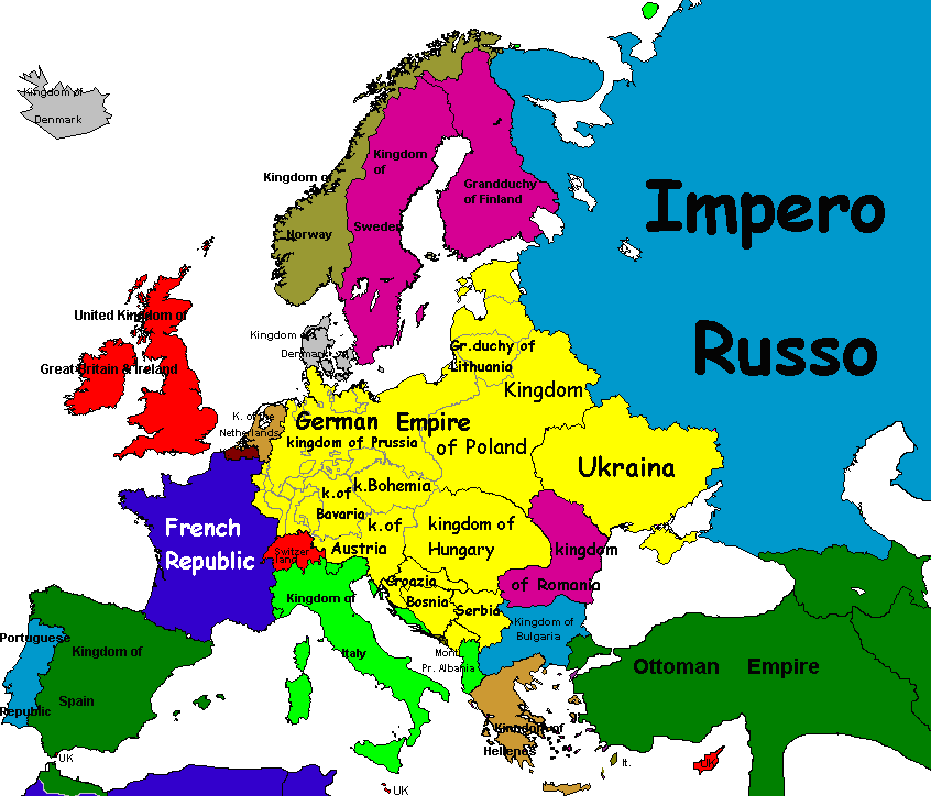 Situazione europea al 1940