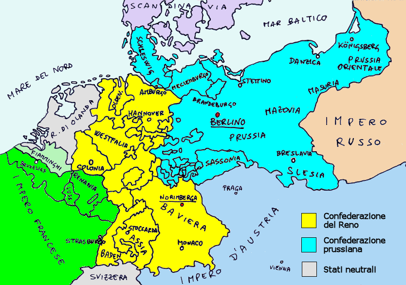 La Germania nel 1873 (grazie a William Riker)