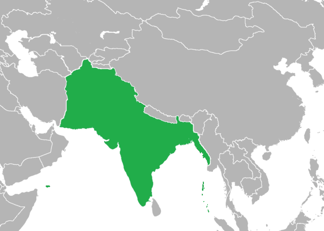 Estensione territoriale dell'Impero Moghul