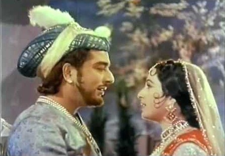 Il Padishah Shah Jafar II e la sua bellissima sposa Roshanara Begum in giovane et