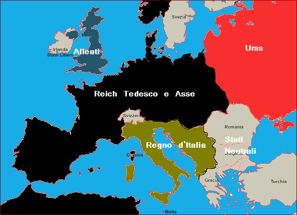 L'Europa nel 1940 (grazie a Basileus TFT)
