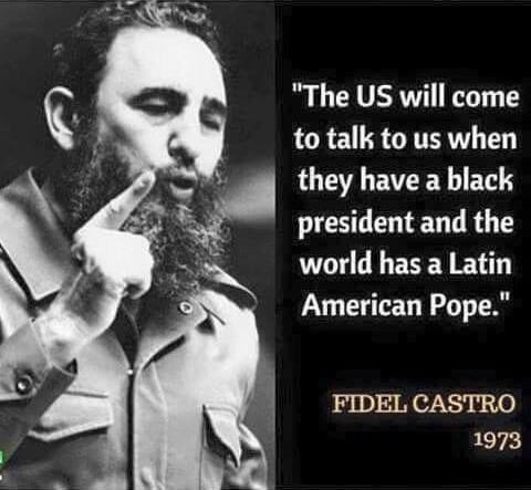 La profezia del compagno Fidel!
