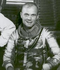 L'astronauta statunitense John Glenn