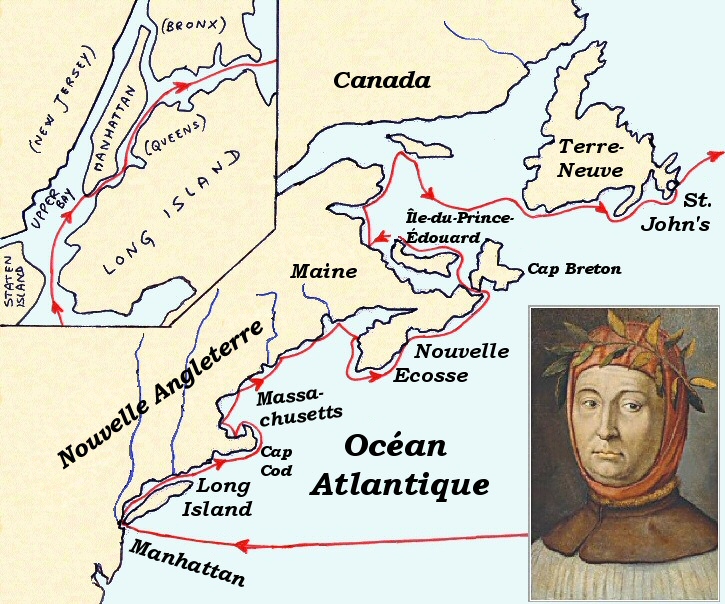 Petrarque et le premier voyage vers l'Amrique