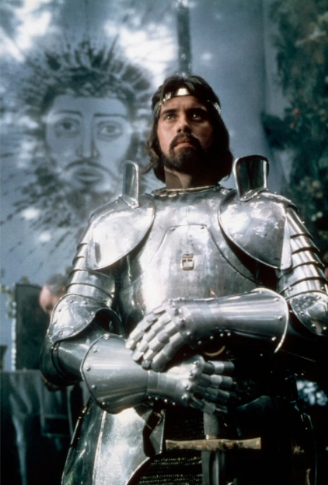 Nigel Terry nei panni di Re Art in "Excalibur" di John Boorman (1981)