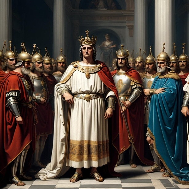 Alboino incoronato Imperatore Romano d'Occidente! (creata con openart.ai)