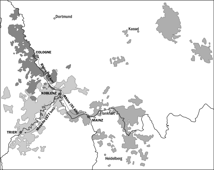 Terre degli Arcivescovadi Elettorali nel 1496
