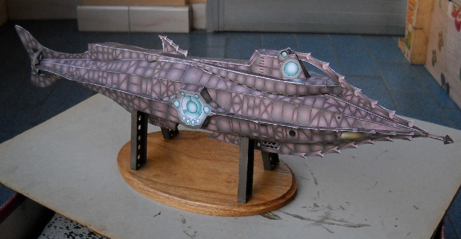Il Nautilus di Jules Verne, modellino realizzato da Sandro Degiani