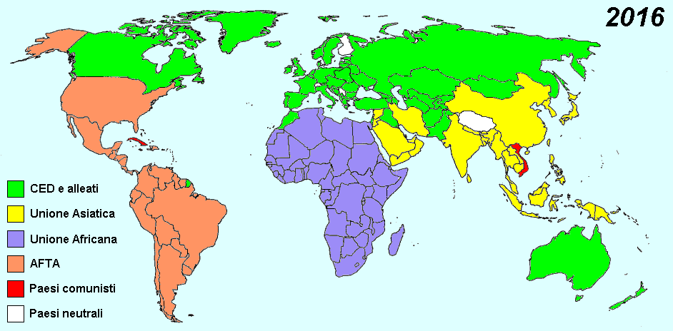 Il mondo nel 2016