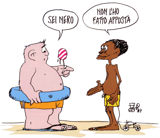 Una vignetta di Angelo Fiombo che fa davvero pensare!