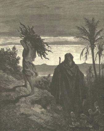 Gustave Dor, sacrificio di Isacco
