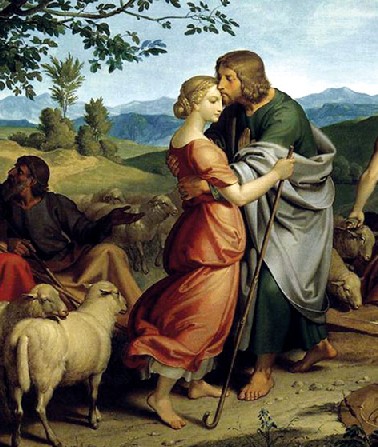 Jose Riiter Von Fuhric, "Giacobbe e Rachele al pozzo", Vienna