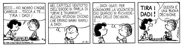 I Peanuts alle prese con gli Urim e i Tummim!