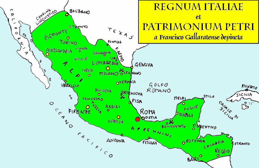 La nuova Italia alla morte di Federico II (1250 d.C.)