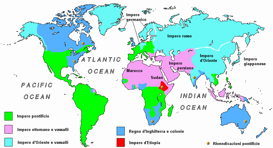 Il mondo nell'era dei Quattro Imperi