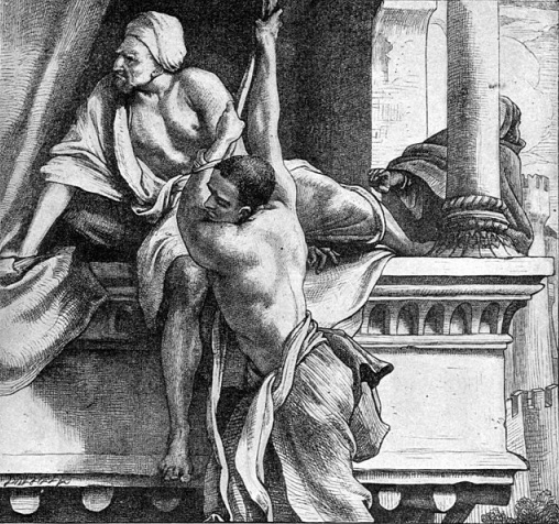 "Raab e gli esploratori di Gerico", illustrazione del 1897