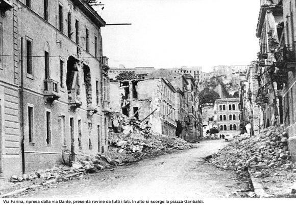Cos era ridotta Cagliari dopo i bombardamenti del 1943