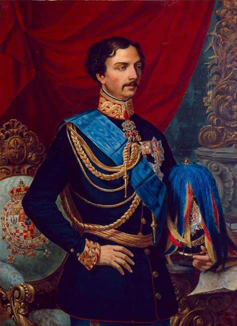 Il giovane Duca di Milano Ludovico III, primo Re d'Italia