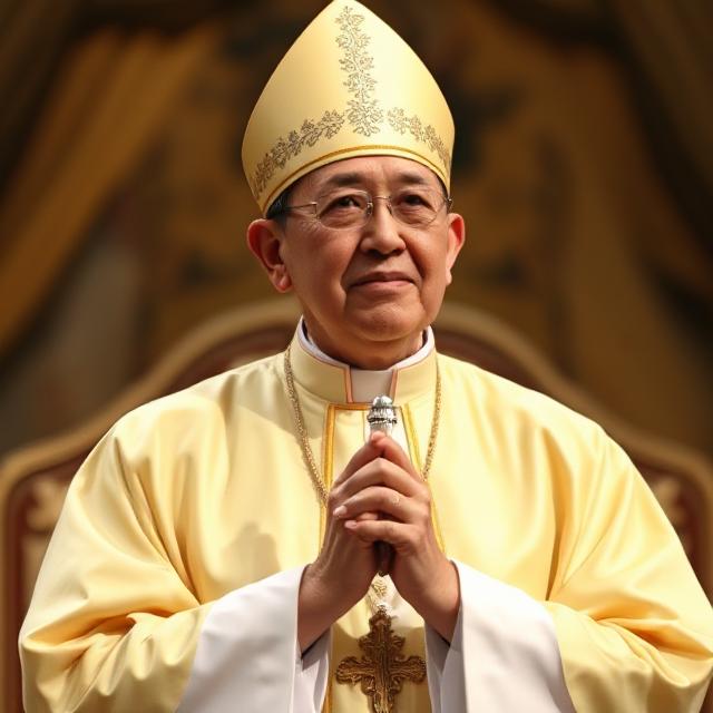 Papa Francesco II, al secolo Luis Antonio Tagle, nato a Manila il 21 giugno 1957